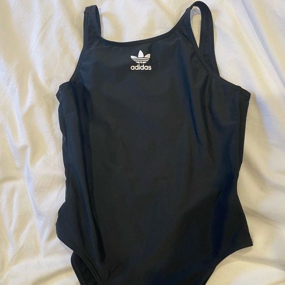 NWT adidas Originals Women's Trefoil Swim Suit, Black in Size M - Picture 4 of 5